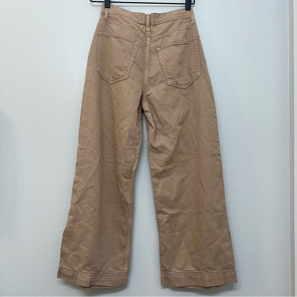Etica Devon Wide Leg Crop‎ Jeans Khaki Size 26 - Picture 6 of 7